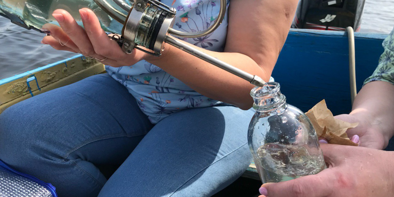 虹吸法采集溶解氧水樣 虹吸法采集溶解氧水樣